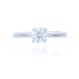 18ct White Gold 0.77ct Diamond Solitaire ring