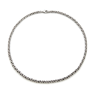 Giovanni Raspini Silver Braided Necklace