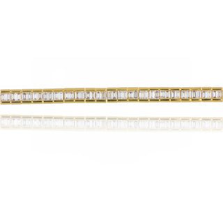 18ct Yellow Gold 2.47ct Diamond Tennis Bracelet