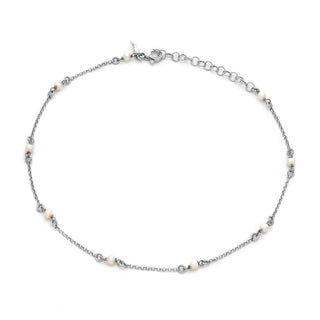 Giovanni Raspini Silver Pearl Joy Necklace