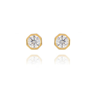 9ct Yellow Gold 0.15ct Laboratory Grown Diamond Stud Earrings