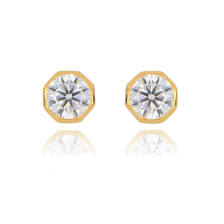 9ct Yellow Gold 0.40ct Laboratory Grown Diamond Stud Earrings