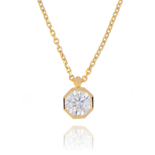 9ct Yellow Gold 0.30ct Laboratory Grown Diamond Solitaire Necklace