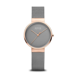 Bering 31mm Stainless Steel Grey Solar Watch