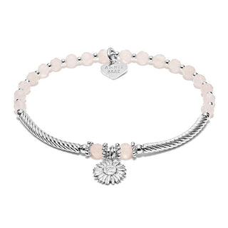 Annie Haak Silver Fleur Sunflower Bracelet 17cm