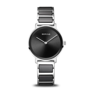 Bering 31mm Black Ceramic Stainless Steel Quartz Watch