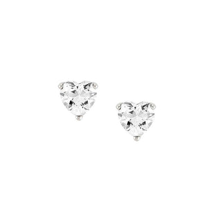 Nomination Sterling Silver Cubic Zirconia Sweetrock Heart Stud Earrings