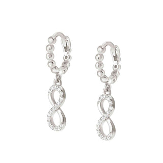 Nomination Sterling Silver Lovecloud Infinity Drop Earrings