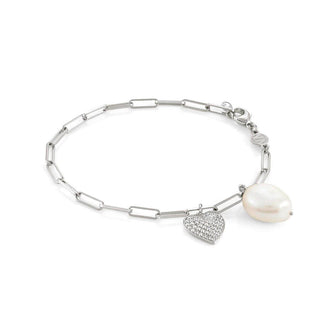 Nomination Sterling Silver White Dream Bracelet with Heart