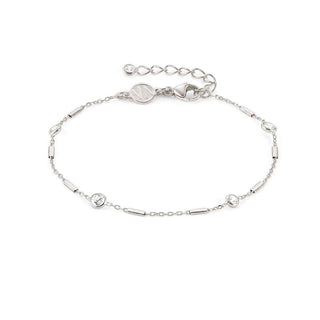 Nomination Sterling Silver and Cubic Zirconia Bella Details Fantasy Chain Bracelet