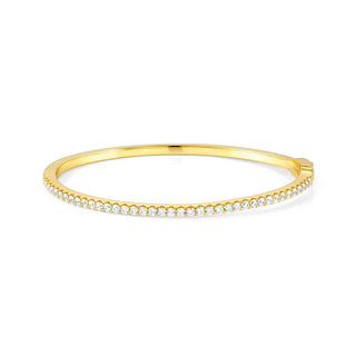 Nomination Yellow Gold Plated Cubic Zirconia Lovelight Bangle Bracelet