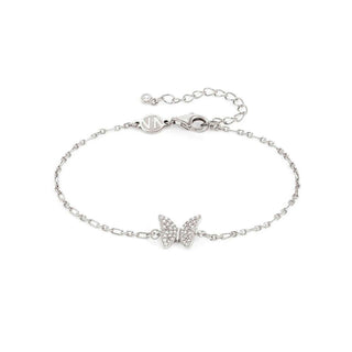 Nomination Sterling Silver and Cubic Zirconia Sweetrock Butterfly Bracelet