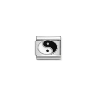 Nomination Stainless Steel Composable Classic Yin Yang Link