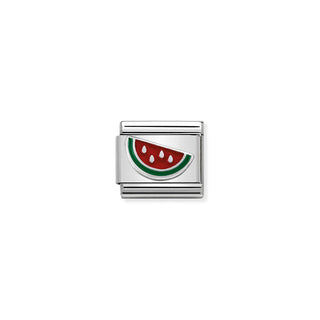 Nomination Stainless Steel and Enamel Composable Classic Watermelon Link