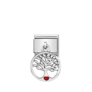 Nomination Stainless Steel Composable Classic Tree of Life Drop Link