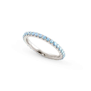 Nomination Sterling Silver Light Blue Cubic Zirconia Lovelight Ring - Size 13