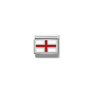 Nomination Stainless Steel Composable Classic England Flag Link