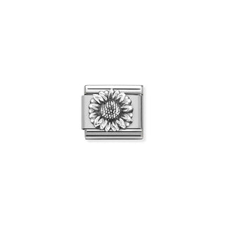 Nomination Stainless Steel and Sterling Silver Composable Classic Sunflower Link