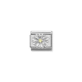 Nomination Stainless Steel and Sterling Silver Composable Classic Daisy Link