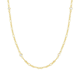 Nomination Yellow Gold Plated Sterling Silver Bella Details Elongated Chain Necklace