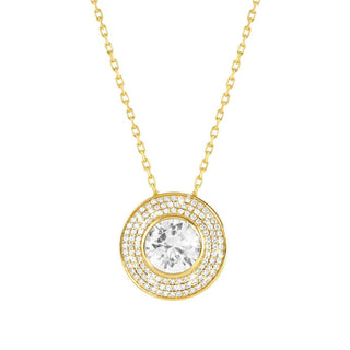 Nomination Yellow Gold Plated Sterling Silver and Cubic Zirconia Necklace