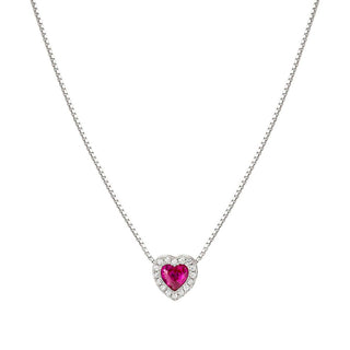 Nomination Sterling Silver Cubic Zirconia All My Love Red Heart Pendant