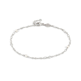 Nomination Sterling Silver and Pearl Anklet