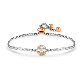 Nomination Stainless Steel, Rose Gold and Cubic Zirconia RoyalDream Circle Bracelet