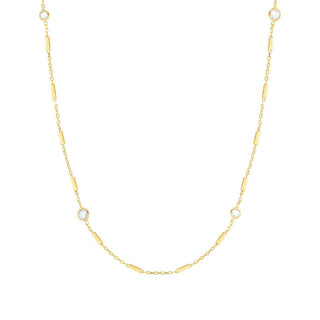 Nomination Yellow Gold Plated Sterling Silver and Cubic Zirconia Bella Fantasy Chain Necklace