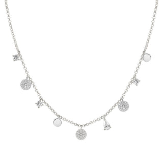 Nomination Sterling Silver Cubic Zirconia Lucentissima Circle Necklace