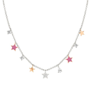 Nomination Rose Gold Plated Sterling Silver Cubic Zirconia Lucentissima Star Necklace