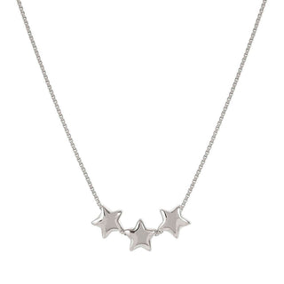 Nomination Sterling Silver Armonica 3 Star Necklace