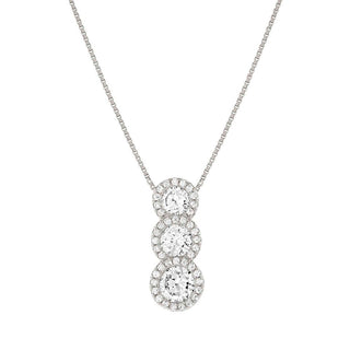 Nomination Sterling Silver Seidivina 3 Cubic Zirconia Necklace