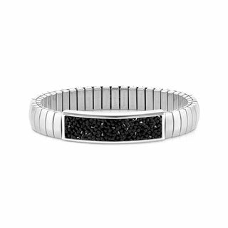 Nomination Stainless Steel Extension Black Cubic Zirconia Bracelet - Medium