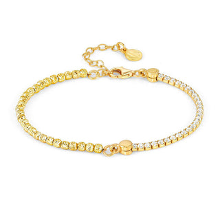 Nomination Yellow Gold Plated Cubic Zirconia Chic&Charm Celebration Bracelet