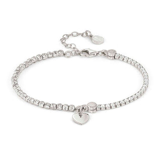 Nomination Sterling Silver Cubic Zirconia Chic&Charm Heart Bracelet