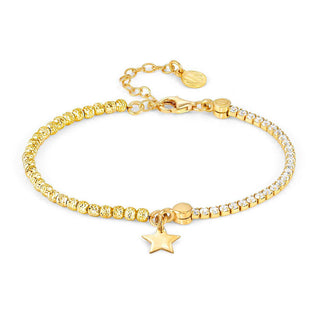 Nomination Yellow Gold Plate Cubic Zirconia Chic&Charm Star Bracelet