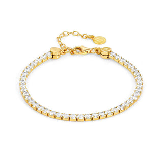 Nomination Yellow Gold Plated Cubic Zirconia Chic&Charm Celebration Bracelet