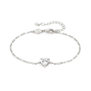 Nomination Sterling Silver Sweetrock Cubic Zirconia Heart Bracelet