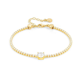 Nomination Yellow Gold Plated Cubic Zirconia Chic&Charm Joyful Bracelet