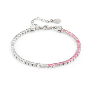 Nomination Sterling Silver White and Pink Cubic Zirconia Chic&Charm Joyful Bracelet