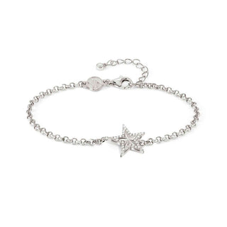 Nomination Sterling Silver Cubic Zirconia Truejoy Star Bracelet