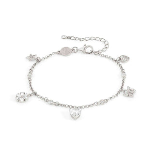 Nomination Sterling Silver and Cubic Zirconia Charms Bracelet