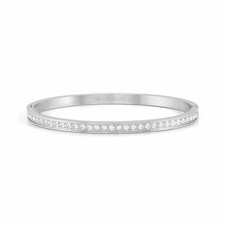 Nomination Stainless Steel Pretty Bangles Cubic Zirconia Bangle - Small