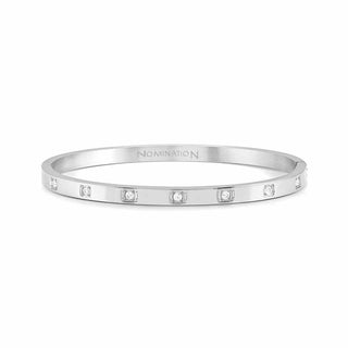 Nomination Stainless Steel Pretty Bangles Cubic Zirconia Bangle - Large