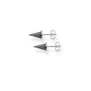 Thomas Sabo Silver Black Cz Arrow Stud Earrings