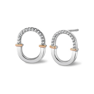 Clogau Silver Connections Stud Earrings