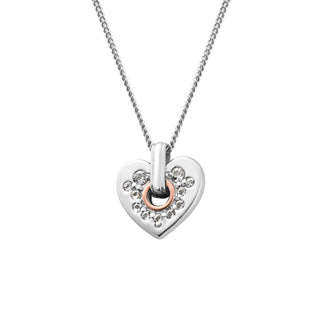 Clogau Cariad Sparkle Heart Necklace