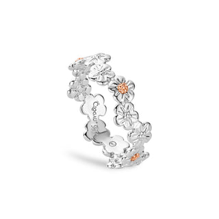 Clogau Silver Forget-me-not Ring - Size N