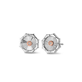 Clogau Silver Nos Da Stud Earrings